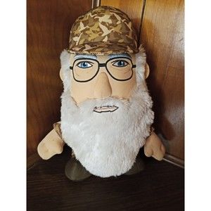 12" Duck Dynasty Uncle Si Talking Plush  Plays ZZ Top & Several phrases Beard